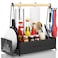 JBBTOOL Grill Caddy with 2 Paper Towel Holders BBQ Caddy for Outdoor Grill Picnic Condiment Utensil Caddy Camping Essentials RV Tailgating Grilling Accessories Grilling Gifts for Men