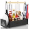 JBBTOOL Grill Caddy with 2 Paper Towel Holders BBQ Caddy for Outdoor Grill Picnic Condiment Utensil Caddy Camping Essentials RV Tailgating Grilling Accessories Grilling Gifts for Men