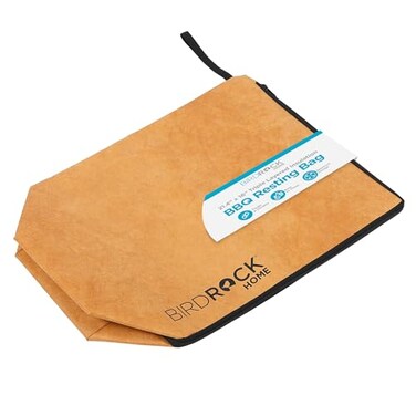 BIRDROCK HOME BBQ Resting Bag Triple Layer Insulated Meat Resting Bag with Wide Zipper Opening Premium Quality Tyvek Portable Reusable 214 x 16 Ideal for Briskets Shoulders Large Cuts