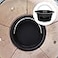 KAMaster Kamado Grill Ash Can with Foldable Handle Carbon Steel Ash Collector for Kamado Grill Joe ClassicLightningFast Charcoal ash cleanup High Temp ResistantApplied to Classic Series