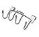 Weber Grill Tool Holder Steel HeavyDuty Plated Tool Hooks for 185 225 Weber Charcoal Grills Keeps Tools Within Reach Kettle Grill Accessories