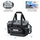 FRECOLSH Large BBQ Organizer with Molded Hard Base Compatible with Blackstone Outdoor Utensil Bag for Camping Picnic Tailgating Portable Cooking Accessories Tote Gift for Men