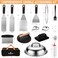N NOBLE FAMILY 27 PCS Griddle Accessories Kit Flat Top Grill Accessories Set for Camping Professional Griddle Spatula Set with Melting Dome Burger Press for Outdoor BBQ Cooking