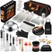 EWFEN 237pcs Griddle Accessories Kit for Blackstone Perfect Flat Top Grilling Accessories Grill Spatula Set with Enlarged Spatulas Basting Cover Burger Press Patty Maker Scraper for Outdoor Barbecue
