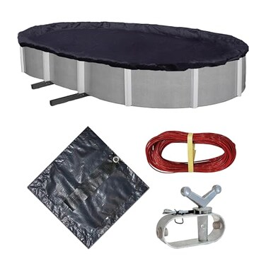 Blue Wave 8Year 12ft x 24ft Oval Above Ground Pool Winter Cover