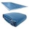 Pool Mate 18 x 36 ft Classic Blue Winter Pool Cover for Inground Pools 5 ft Overlap 23 x 41 ft Cover Size Solid 8 x 8 Scrim 236 ozyd2 Style 351836RPM