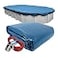 Robelle 16 x 32 ft Heavy Duty Blue Winter Oval Pool Cover for Above Ground Pools 4 ft Overlap 20 x 36 ft Cover Size Solid 8 x 8 Scrim 236 ozyd2 Style 3516324