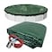 Robelle 28 ft Heavy Duty Green Winter Pool Cover for Above Ground Pools 4 ft Overlap 32 ft Cover Size Solid 8 x 8 Scrim 236 ozyd2 Style 32284
