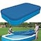 cdbz Rectangle Pool CoverPool Cover for Inflatable PoolRectangular Inflatable Swimming Pool Cover 10ft X 6ft Dustproof Rainproof Waterproof Square Swimming Pool CoverFamily Pool Cover Blue