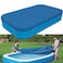 cdbz Rectangle Pool CoverPool Cover for Inflatable PoolRectangular Inflatable Swimming Pool Cover 10ft X 6ft Dustproof Rainproof Waterproof Square Swimming Pool CoverFamily Pool Cover Blue