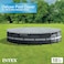 INTEX 28041E Deluxe Pool Cover for 18ft Round Ultra XTR Pools Includes Rope Tie UVResistant 8in Overhang Snug Fit