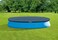 INTEX 28023E Pool Cover for 15ft Round Easy Set Pools Includes Rope Tie Drain Holes 12in Overhang Snug Fit