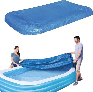 Beita Rectangular Pool Cover Above Ground Pool Covers Inflatable Pool Cover for Swim Centers Size 120 in x 72 in 305 cm x183 cm