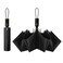 Cuby UV Sun Umbrella Compact Folding Travel Umbrella Auto Open and Close for Windproof Rainproof 99 UV Protection Parasol with Black AntiUV CoatingBlack