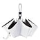 FDJASGY DBA UV Sun Umbrella Compact Auto Open Close Folding for Rain Travel Women Men Blocking UV 9998 White