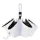 FDJASGY DBA UV Sun Umbrella Compact Auto Open Close Folding for Rain Travel Women Men Blocking UV 9998 White