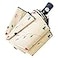 Cuby Travel Umbrella Compact Folding Auto Open and Close for Windproof Rainproof 999 UV Sun Protection Parasol with Black AntiUV Coating Flowers