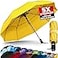 TUMELLA Strongest Windproof Travel Umbrella Compact Superior Beautiful Small Strong but Light Portable and Automatic Folding Rain Umbrella Durable Premium Grip Fits Car and Backpack