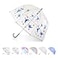 totes Kids Clear Bubble Umbrella with Dome Canopy Lightweight Design Wind and Rain Protection Umbrella Shark Kids 38 Canopy