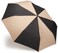 Totes Folding Golf Umbrella Water Repellant Auto OpenClose UV Sun Protection 54Inch BlackBritish Tan