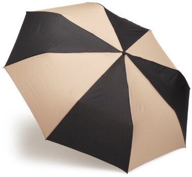 Totes Folding Golf Umbrella Water Repellant Auto OpenClose UV Sun Protection 54Inch BlackBritish Tan