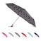 Totes Auto OpenClose Windproof Ultimate Compact Umbrella with UV and Water Repellent Protection