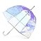 Totes Adult Windproof Bubble Umbrella with J Hook Handle and Enhanced Visibility