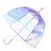 Totes Adult Windproof Bubble Umbrella with J Hook Handle and Enhanced Visibility