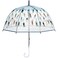 Maad Raining Men Clear Bubble Dome Umbrella Perfect White Elephant Gift or Birthday Gift Modern Acrylic Handle Aluminum Frame AutoOpen Spacious Canopy Outdoor Use Umbrella