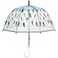 Maad Raining Men Clear Bubble Dome Umbrella Perfect White Elephant Gift or Birthday Gift Modern Acrylic Handle Aluminum Frame AutoOpen Spacious Canopy Outdoor Use Umbrella