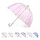 totes Kids Clear Bubble Umbrella with Dome Canopy Lightweight Design Wind and Rain Protection Umbrella Pink Kids 38 Canopy
