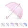 totes Kids Clear Bubble Umbrella with Dome Canopy Lightweight Design Wind and Rain Protection Umbrella Pink Kids 38 Canopy