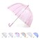 totes Kids Clear Bubble Umbrella with Dome Canopy Lightweight Design Wind and Rain Protection Umbrella Pink Kids 38 Canopy