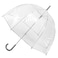 totes Womens Clear Bubble Umbrella Transparent Dome Coverage Large Windproof and Rainproof Canopy Ideal for Weddings Proms or Everyday Protection Clear