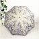 Honeystore Vintage Lace UV Sun Parasol Folding 3D Flower Embroidery Umbrella BM1618 Grey