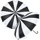 Queekay 2 Pcs Gothic Pagoda Umbrella 36 Large Retro Parasol for Rain or Sun Wedding Umbrella Vampire Gothic Lover GiftsBlack White