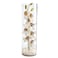 Nearly Natural Cymbidium Orchid Artificial Arrangement in Tall Cylinder Vase