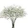 Gumolutin 15 Pack Real Touch Artificial Babys Breath Flowers 21 Bendable Stems for Wedding Bouquets Home Centerpieces Outdoor Decor Waterproof Dustproof White