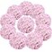 Flojery Silk Hydrangea Heads Artificial Flowers Heads with Stems for Home Wedding DecorPack of 10 Pink