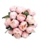 Meide Group USA Artificial Peony Flowers 6 Pack 14 Inch Shabby Chic Pink Real Touch Latex Peonies for Spring Home Decor Dining Table Centerpieces Wedding Bouquets Party Arrangements