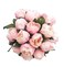 Meide Group USA Artificial Peony Flowers 6 Pack 14 Inch Shabby Chic Pink Real Touch Latex Peonies for Spring Home Decor Dining Table Centerpieces Wedding Bouquets Party Arrangements