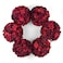 DuHouse 87 Silk Hydrangea Artificial Flower Heads with Stems Fake Hydrangeas Flowers for DIY Wedding Centerpiece Home DecorPack of 6 Burgundy