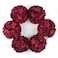 DuHouse 87 Silk Hydrangea Artificial Flower Heads with Stems Fake Hydrangeas Flowers for DIY Wedding Centerpiece Home DecorPack of 6 Burgundy