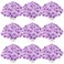 Tigeen 100 Pcs Hydrangea Artificial Flowers Bulk 748 Inch Artificial Hydrangeas with Removable Stems Faux Flowers Wedding Decor for Home Garden Party Decoration DIY Project Lavender