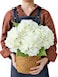 JINWOE 4PCS WhiteCream Hydrangea Artificial Flowers 21 Lifelike Latex Silk Real Touch Faux Hydrangea Flowers Artificial Hydrangeas Bouquet for Wedding Centerpieces Tables Party Home