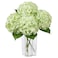 DuHouse 3Pcs Large Hydrangea Artificial Flowers20 inch Latex Real Touch Hydrangeas Lifelike Hydrangea Flower for Home Wedding Bouquets Centerpieces Party Living Room DecorationLight Green