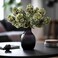 Ttranewsoo Green Hydrangea Artificial FlowersFake Fall Flowers Silk Hydrangea with StemsFall Faux DIY Floral for Table VaseHydrangeas Bouquet Indoor and Outdoor Decoration 24 Green 8pcs No Vase