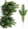 KLEWEE 60 Pcs Artificial Pine Branches Christmas Tree Filler Branches Realistic Faux Christmas Greenery Green Plants Pine Picks and Stems for Christmas Decorating Crafts Vase DIY Wreath Garland