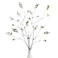 Krissing 3 Pcs Faux Greenery Stems 37 Tall Fake Ficus Twig Stems Plants Artificial Greenery Stems Branches for Vase Indoor Office Desk Home Spring Table Decor