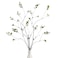 Krissing 3 Pcs Faux Greenery Stems 37 Tall Fake Ficus Twig Stems Plants Artificial Greenery Stems Branches for Vase Indoor Office Desk Home Spring Table Decor